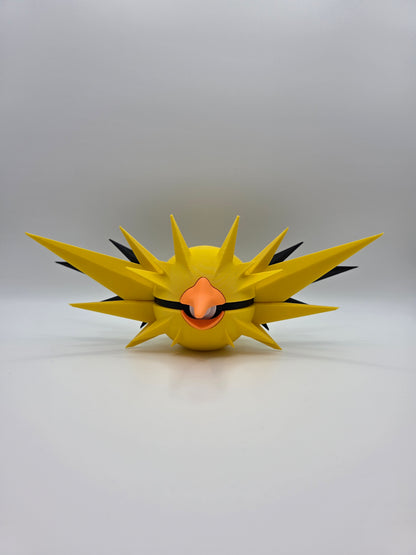 Character Design - 3D Printed Character Ball - Zapdos - Unique Display Collectible.