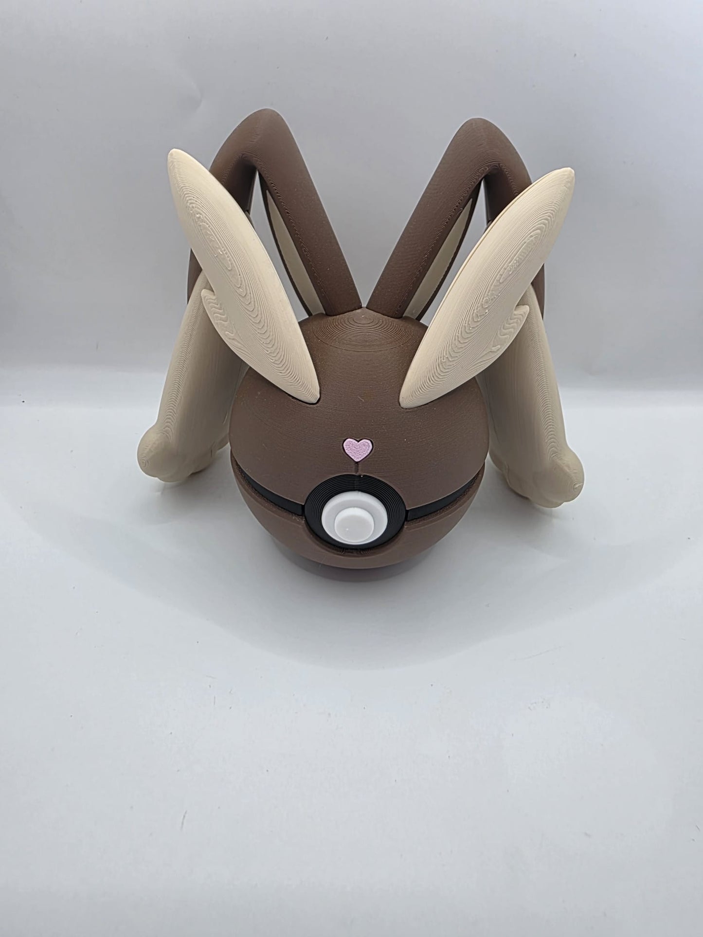 Pokemon Character Design - 3D Printed Pokeball - Lopunny - Exclusive Display Collectible.