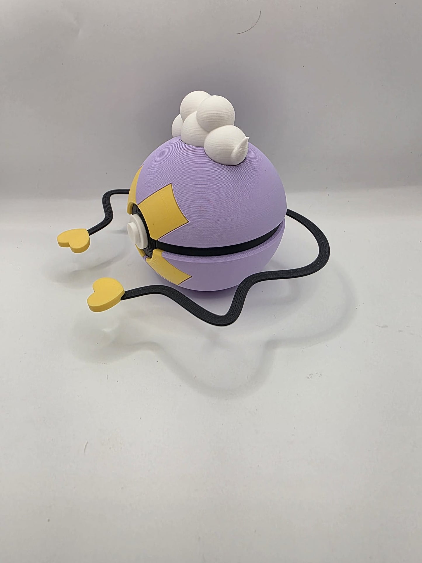 Pokemon Character Design - 3D Printed Pokeball - Driftloon - Exclusive Display Collectible.