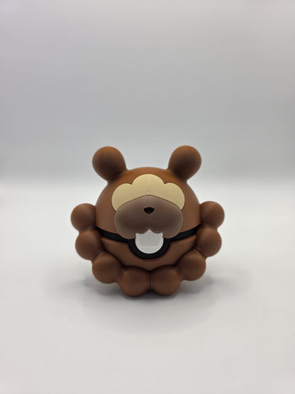 Character Design - 3D Printed Character Ball - Bidoof - Unique Display Collectible.