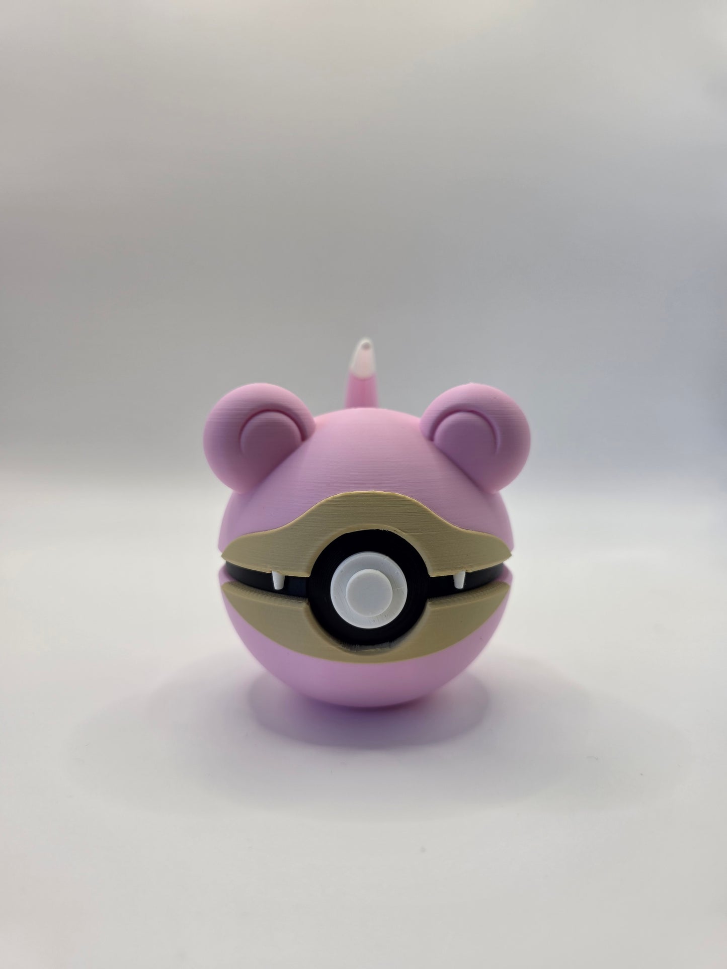 Character Design - 3D Printed Character Ball - Slowpoke - Unique Display Collectible.