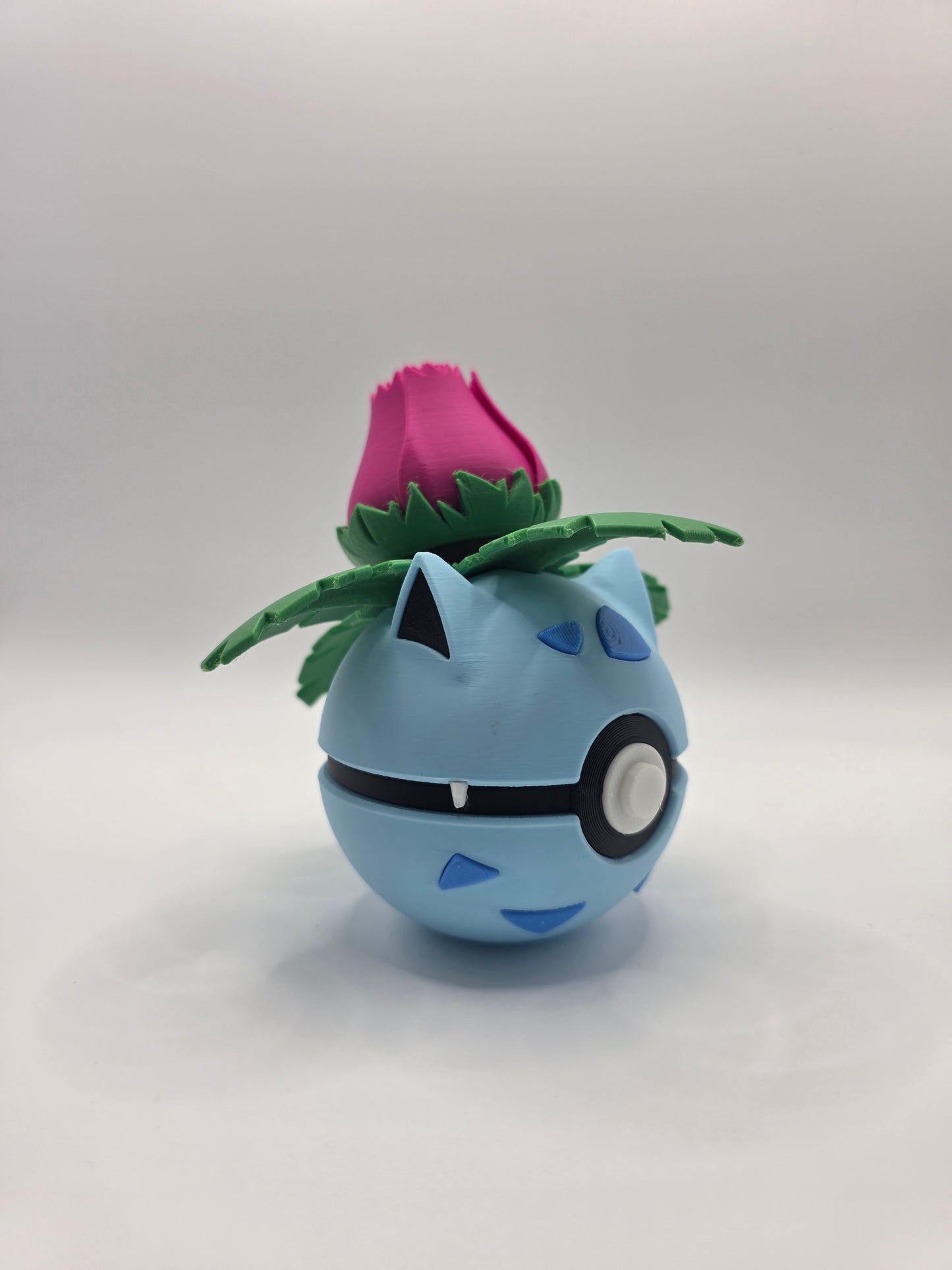 Character Design - 3D Printed Character Ball - Ivysaur - Unique Display Collectible.