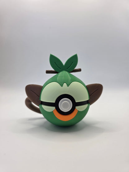Character Design - 3D Printed Character Ball - Grookey - Unique Display Collectible.
