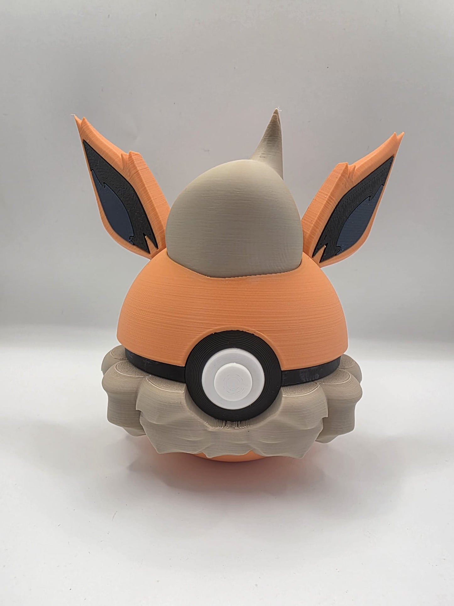 Pokemon Character Design - 3D Printed Pokeball - Flareon - Exclusive Display Collectible.