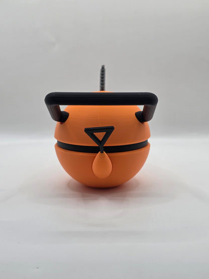 Character Design - 3D Printed Character Ball - Pochita - Unique Display Collectible.