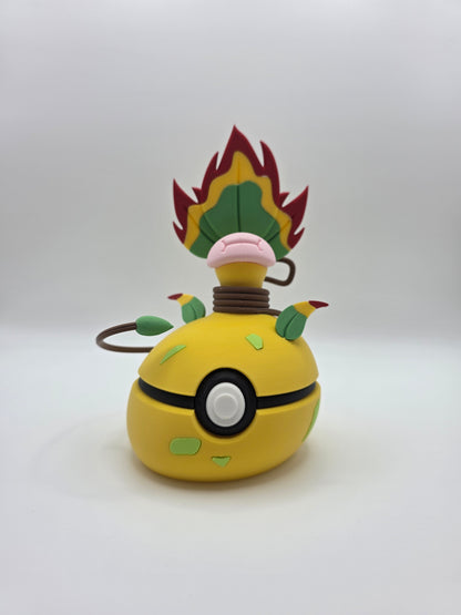 Character Design - 3D Printed Character Ball - Mega Victreebel - Unique Display Collectible.
