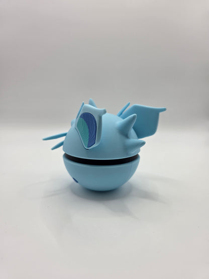Character Design - 3D Printed Character Ball - Nidoran F - Unique Display Collectible.