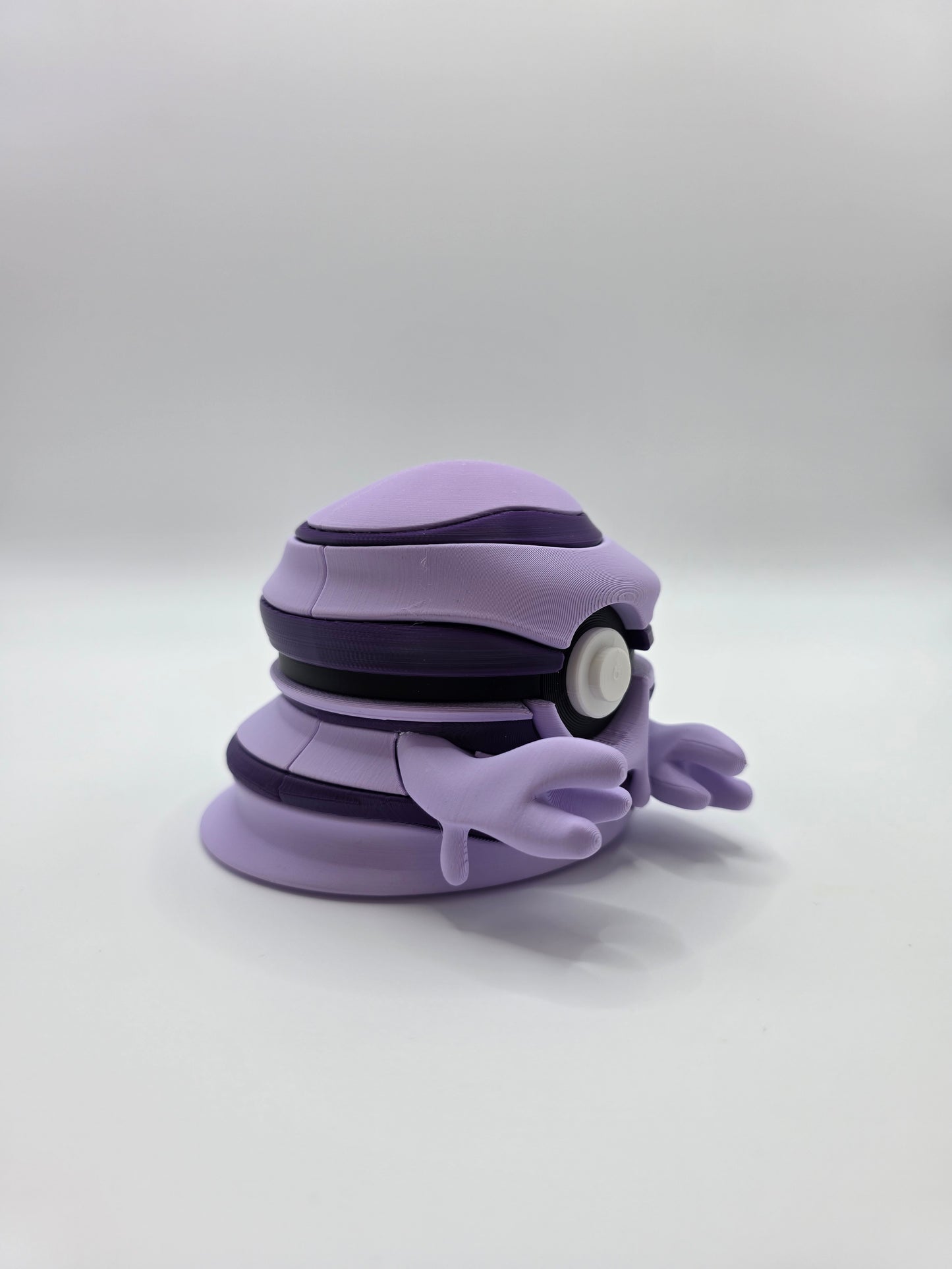Character Design - 3D Printed Character Ball - Grimer - Unique Display Collectible.