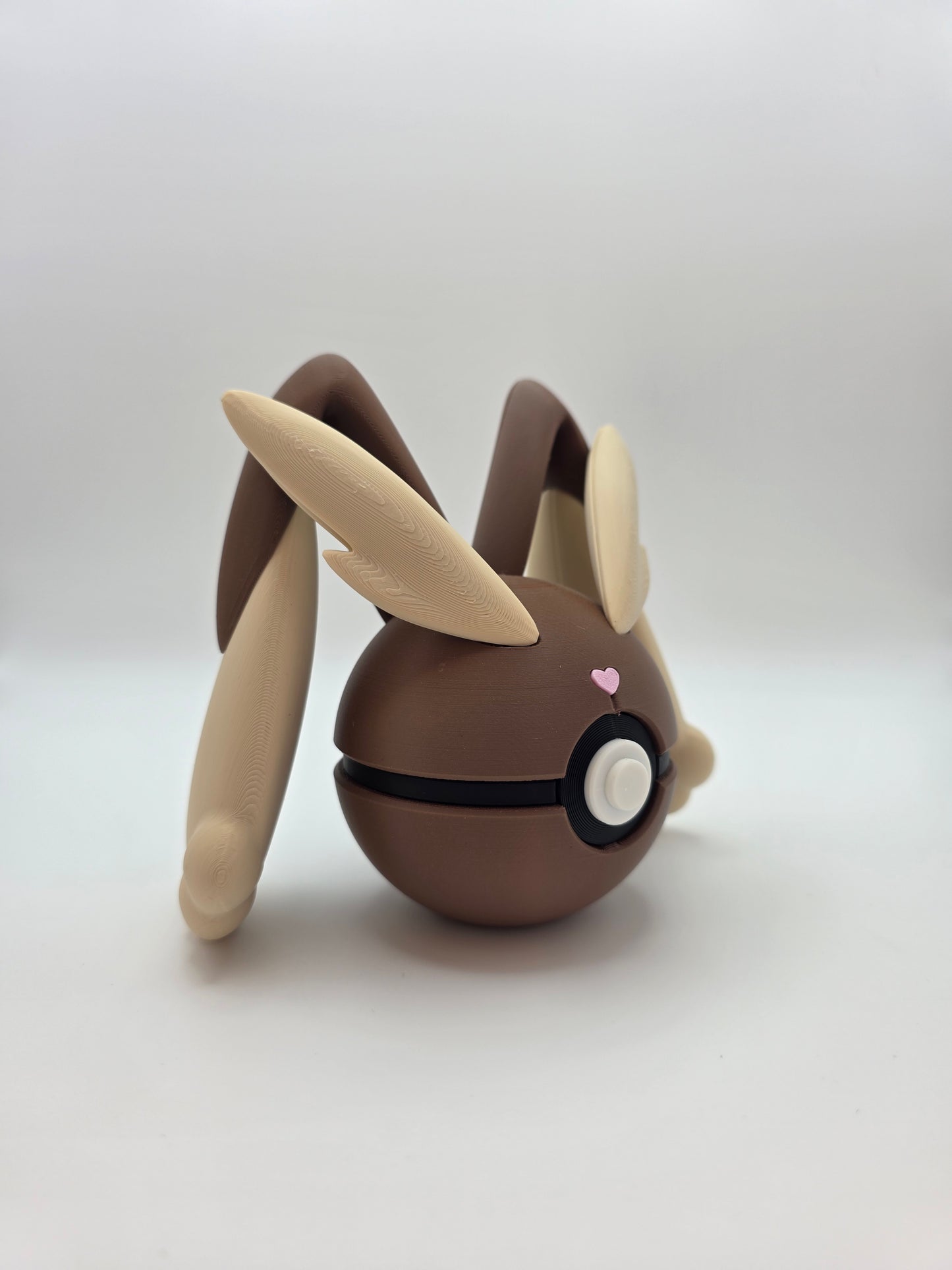 Character Design - 3D Printed Character Ball - Lopunny - Unique Display Collectible.
