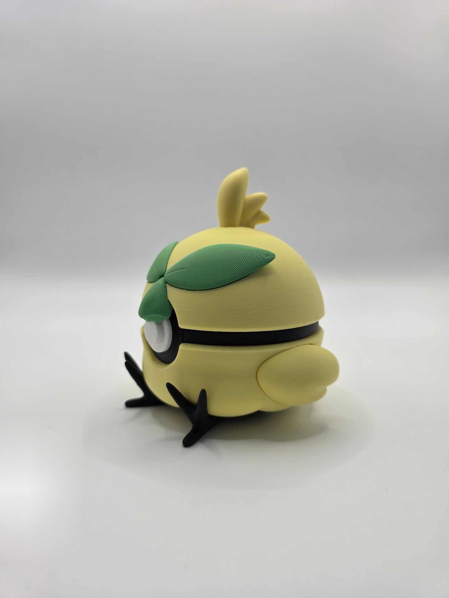 Character Design - 3D Printed Character Ball - Browt - Unique Display Collectible.