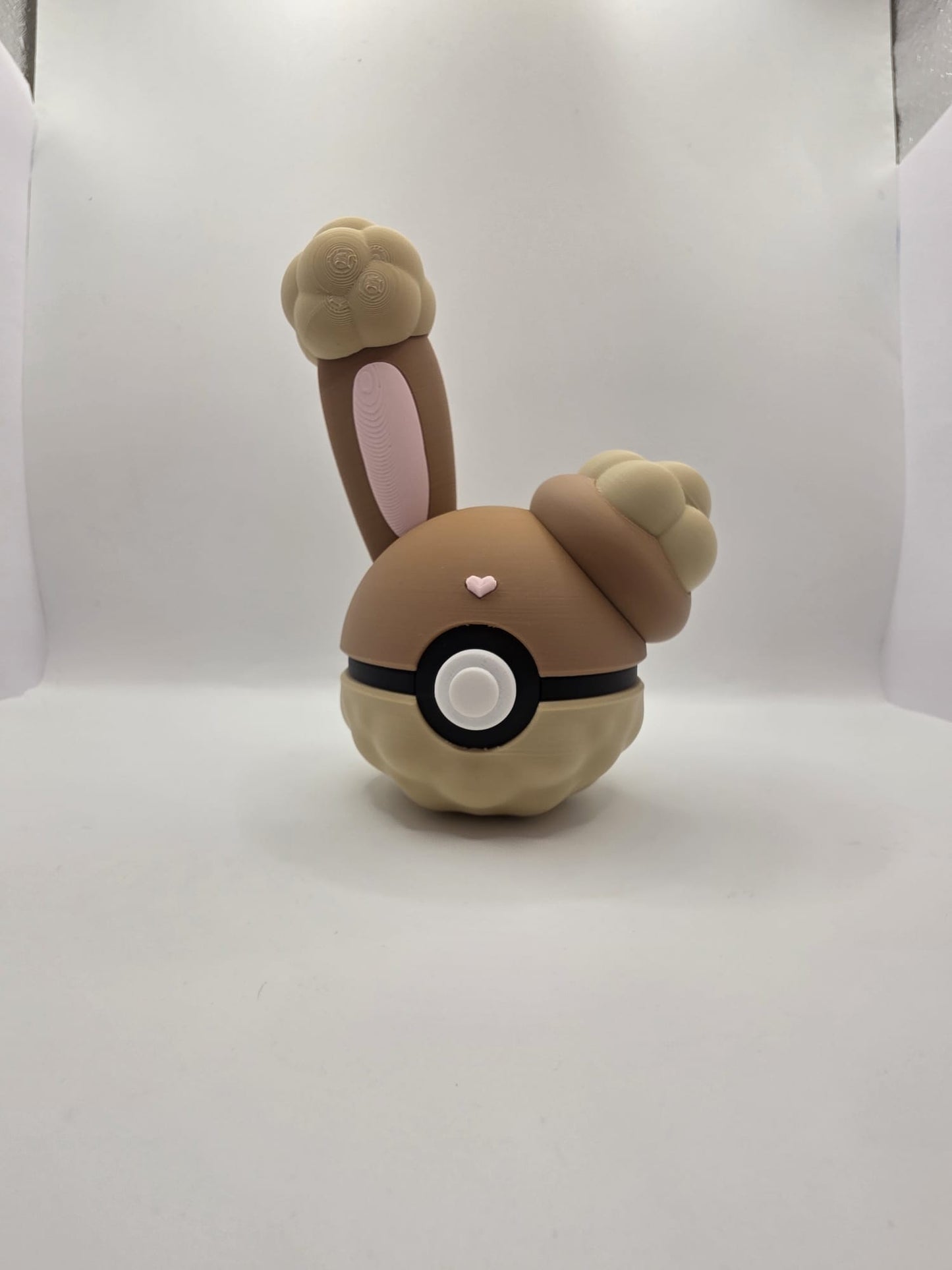 Pokemon Character Design - 3D Printed Pokeball - Bunely - Exclusive Display Collectible. (Copy 76)
