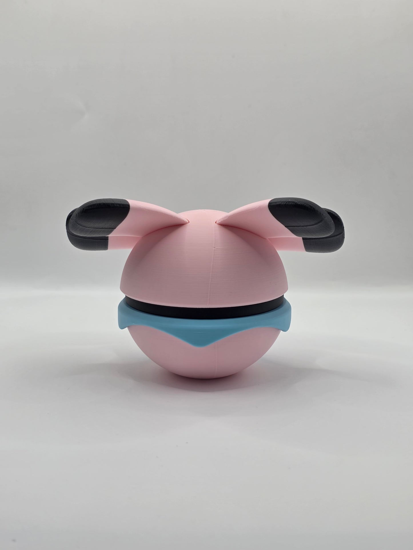 Character Design - 3D Printed Character Ball - Snubbull - Unique Display Collectible.