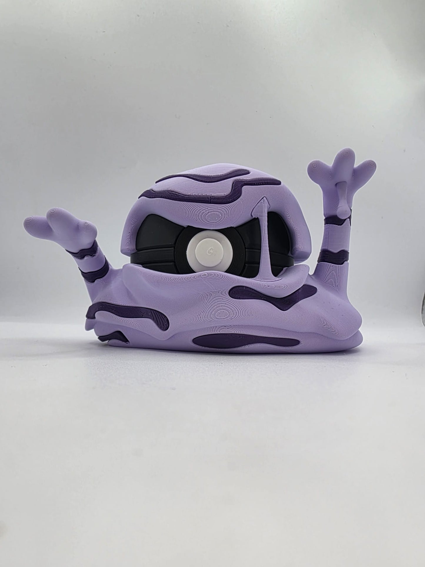 Pokemon Character Design - 3D Printed Pokeball - Muk - Exclusive Display Collectible.