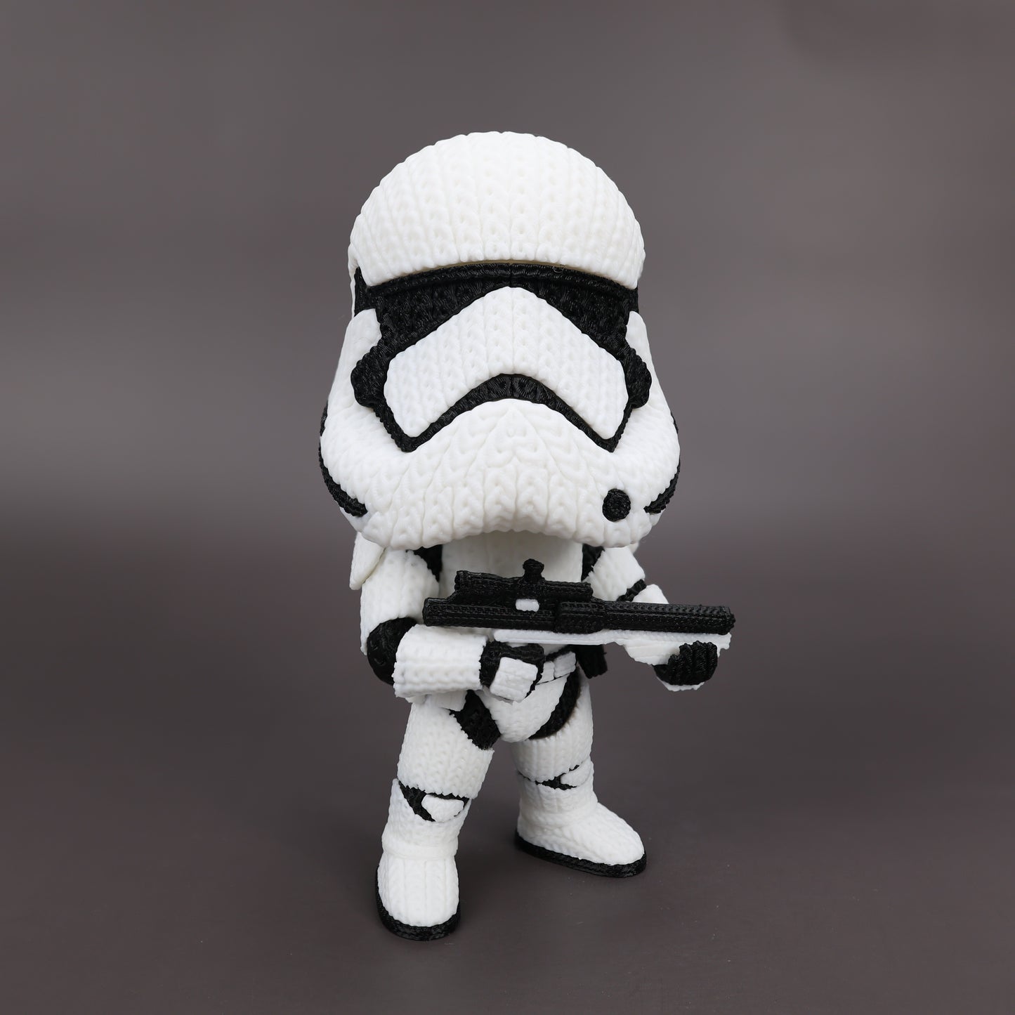 Knitted Design - 3D StarWars Inspired Character Figures - Unique Display Collectible