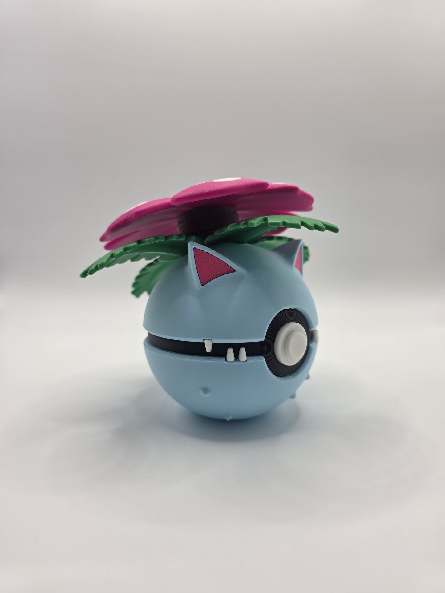 Character Design - 3D Printed Character Ball - Venusaur - Unique Display Collectible.