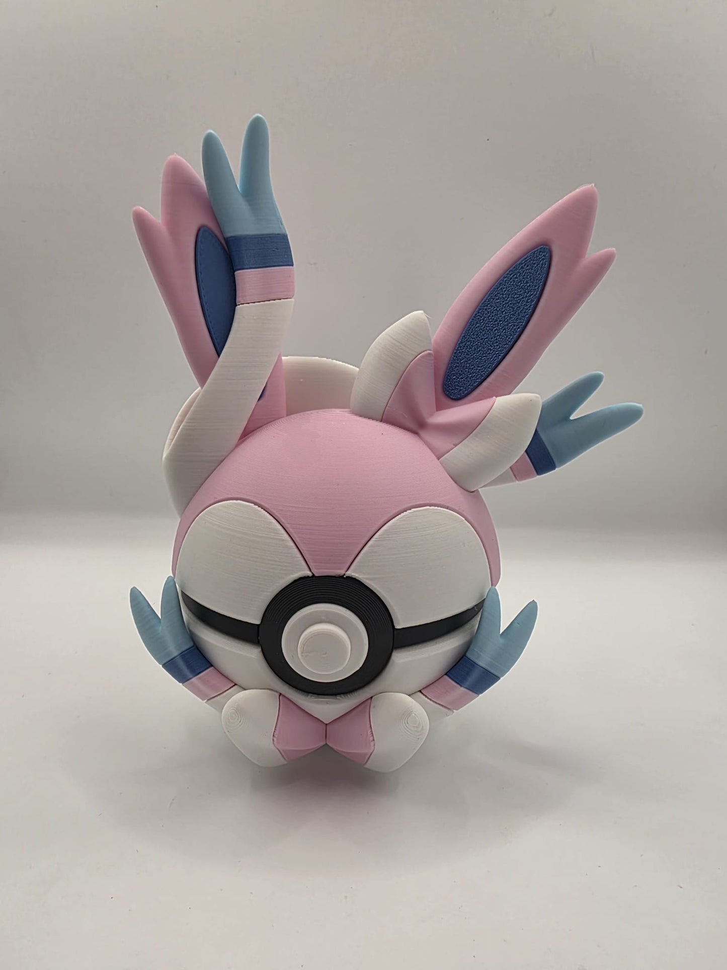 Pokemon Character Design - 3D Printed Pokeball - Sylveon - Exclusive Display Collectible.