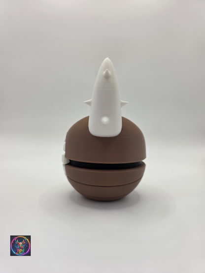 Character Design - 3D Printed Character Ball - Pinsir - Unique Display Collectible.
