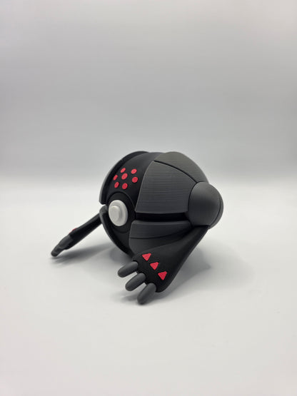 Character Design - 3D Printed Character Ball - Registeel - Unique Display Collectible.