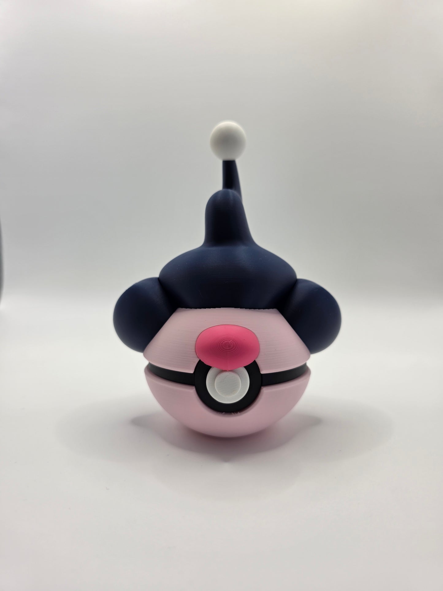 Character Design - 3D Printed Character Ball - Mime Jr - Unique Display Collectible.