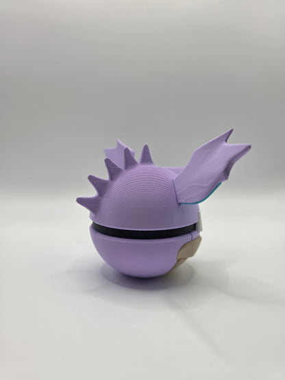 Character Design - 3D Printed Character Ball - Nidoking - Unique Display Collectible.