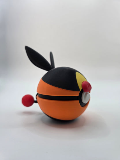 Character Design - 3D Printed Character Ball - Tepig - Unique Display Collectible.