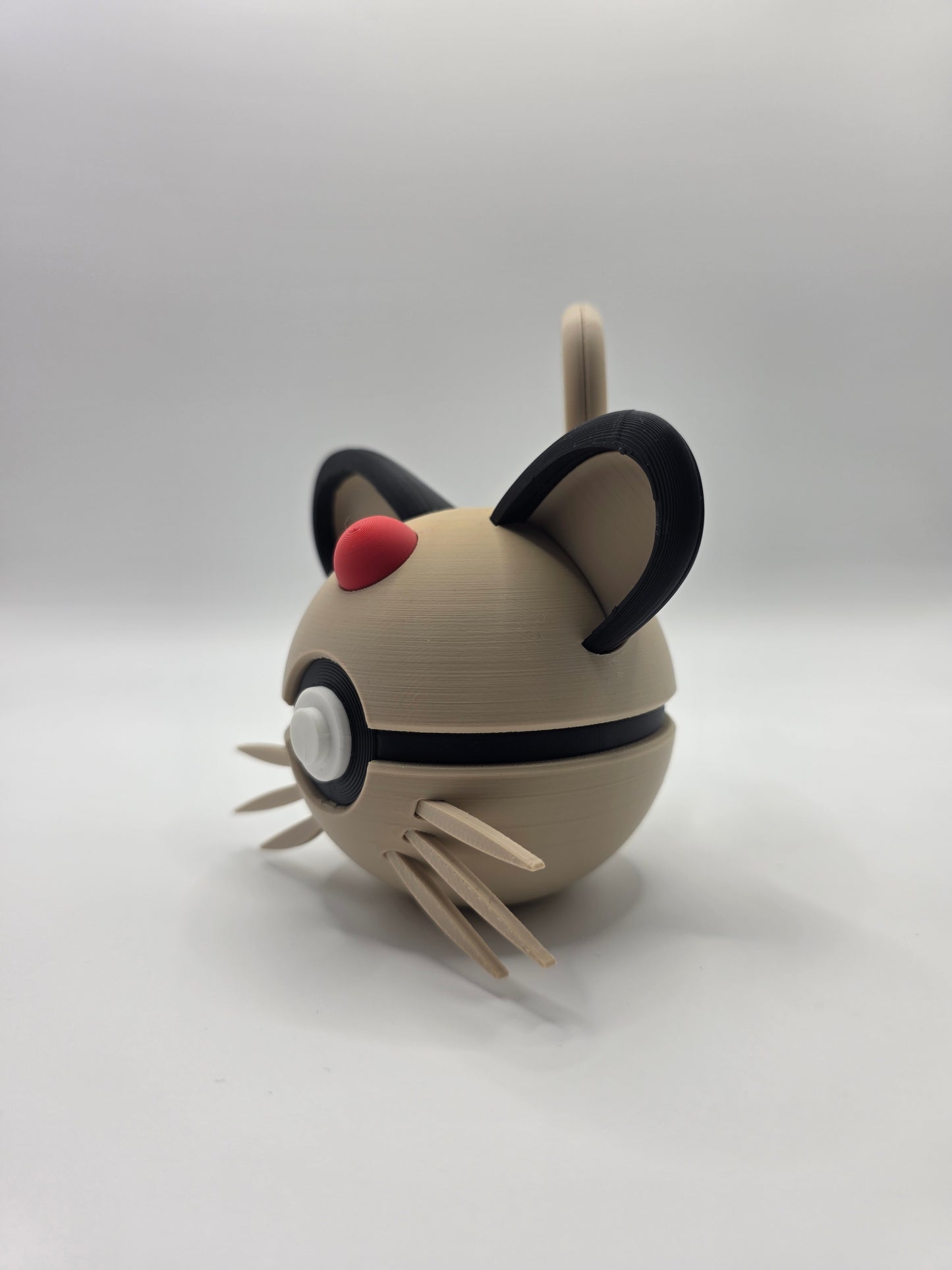 Character Design - 3D Printed Character Ball - Persian - Unique Display Collectible.