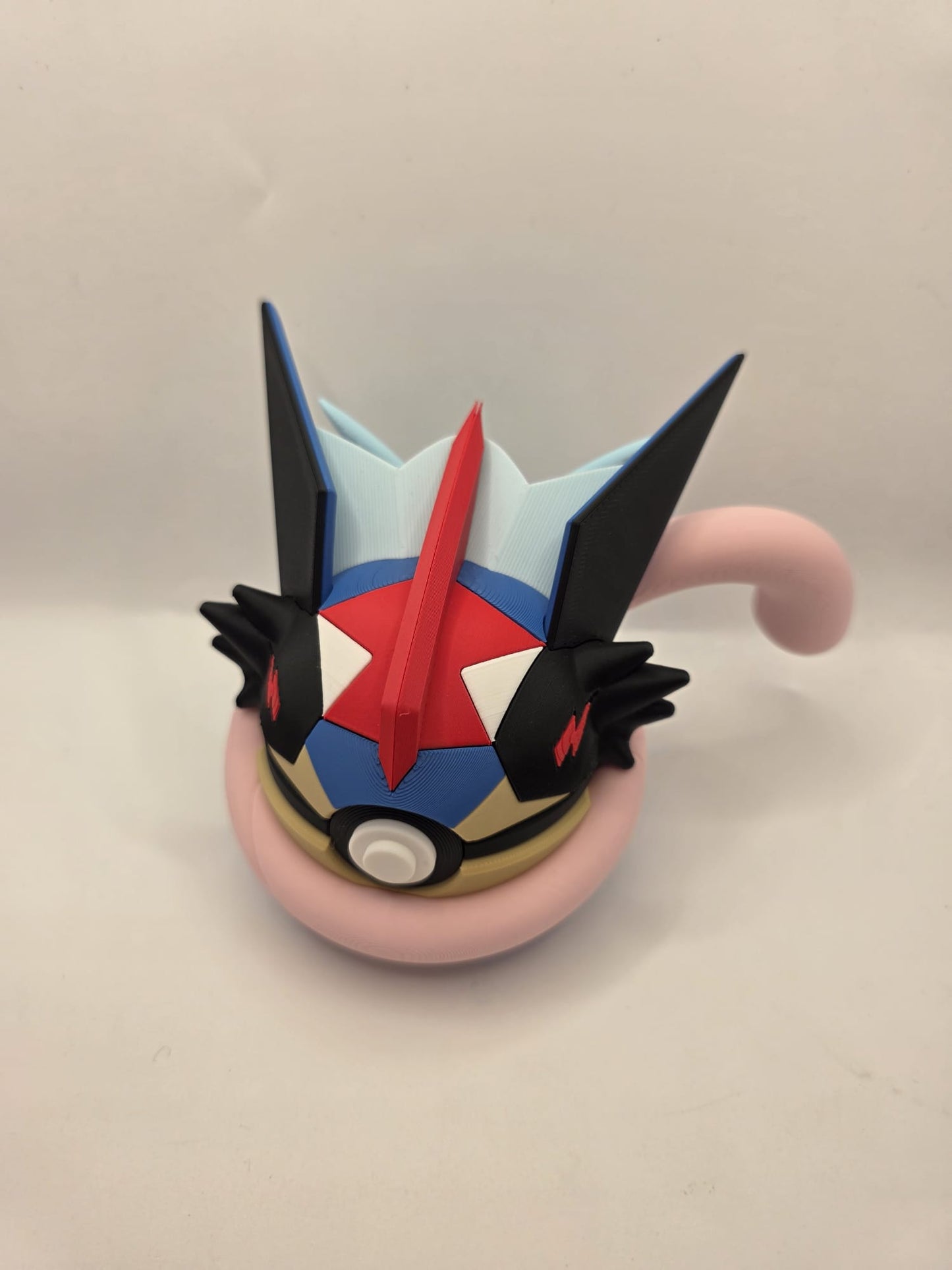 Pokemon Character Design - 3D Printed Pokeball - Ash Greninja - Exclusive Display Collectible.