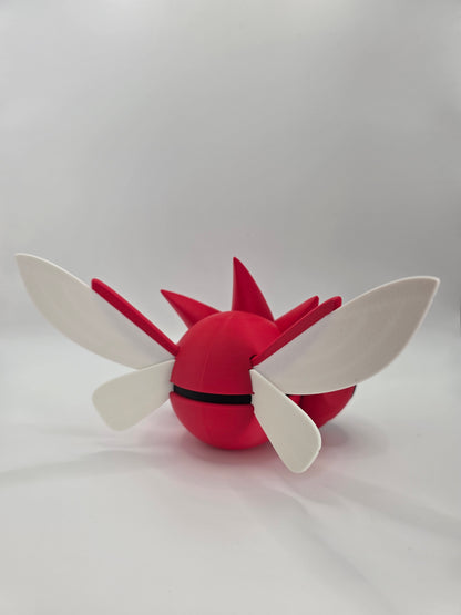 Character Design - 3D Printed Character Ball - Scizor - Unique Display Collectible.