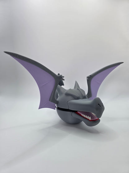 Character Design - 3D Printed Character Ball - Aerodactyl - Unique Display Collectible.