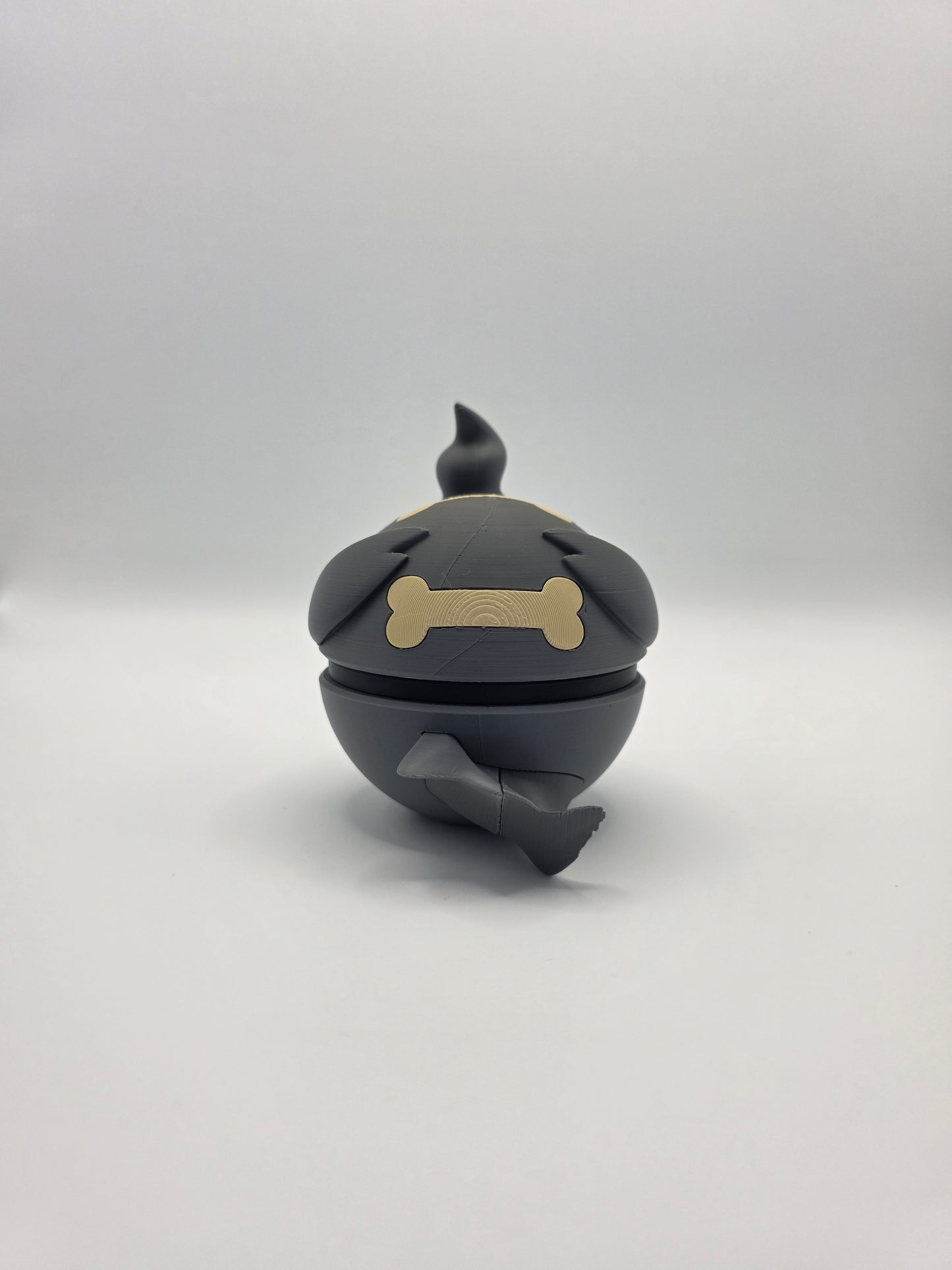 Character Design - 3D Printed Character Ball - Duskull - Unique Display Collectible.