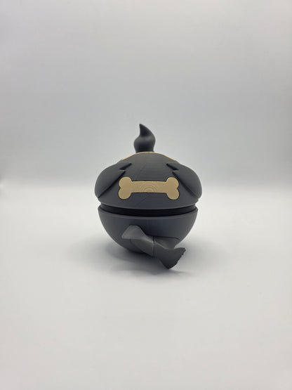 Character Design - 3D Printed Character Ball - Duskull - Unique Display Collectible.