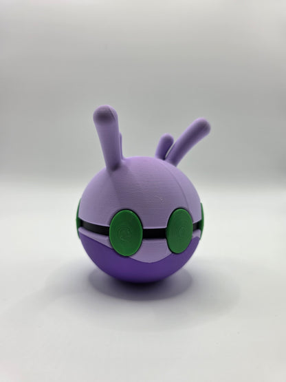 Character Design - 3D Printed Character Ball - Goomy - Unique Display Collectible.