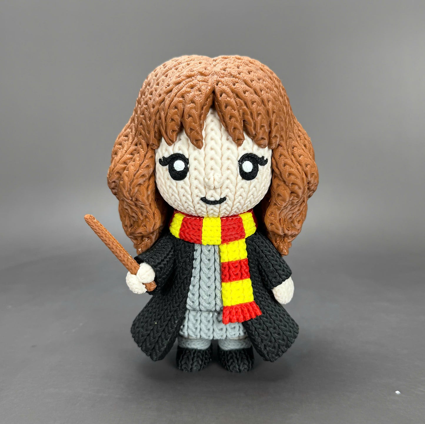 Knitted Design - 3D Printed Harry Potter and Friends Character Figures - Unique Display Collectible