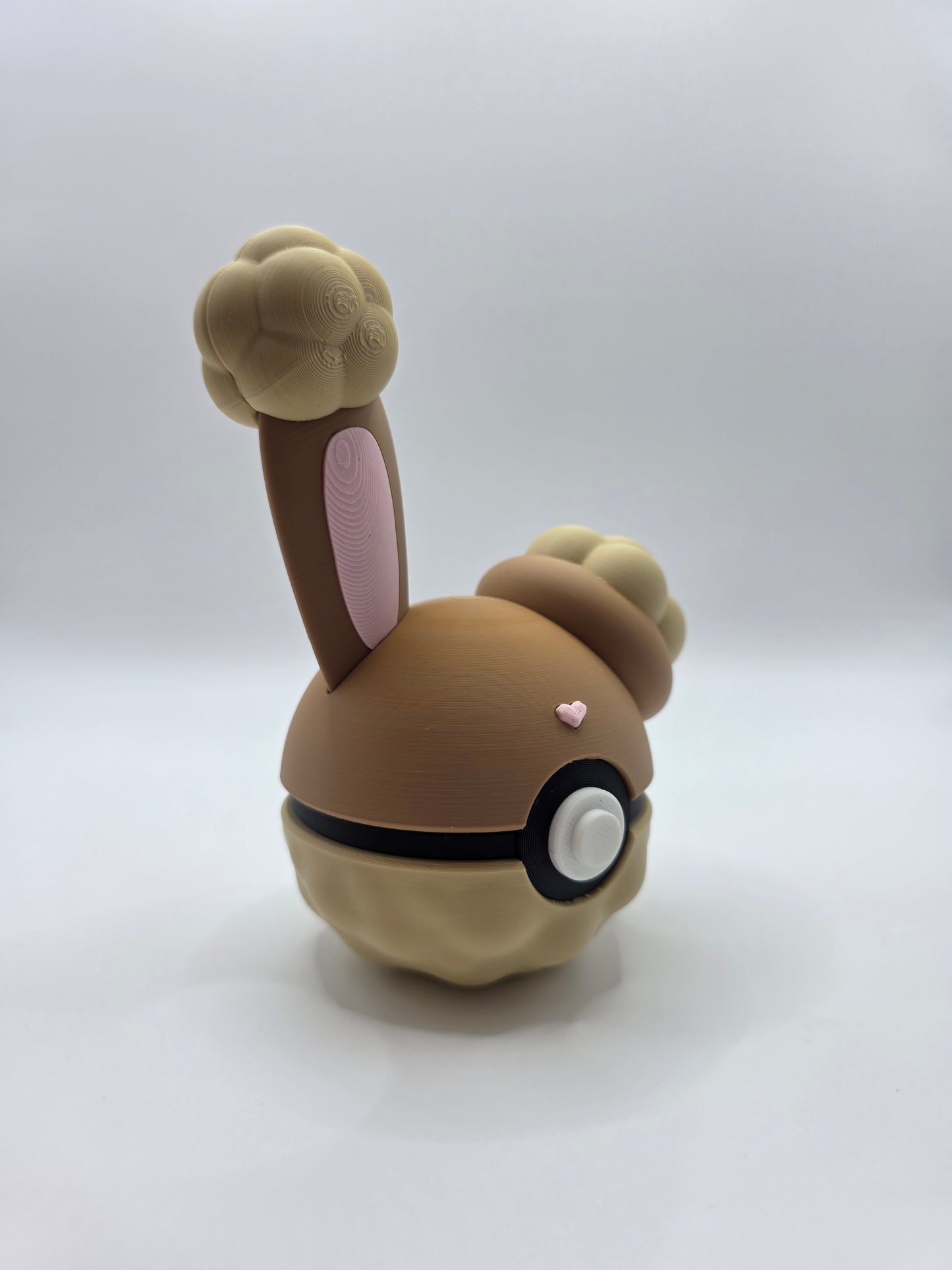 Character Design - 3D Printed Character Ball - Bunely - Unique Display Collectible.