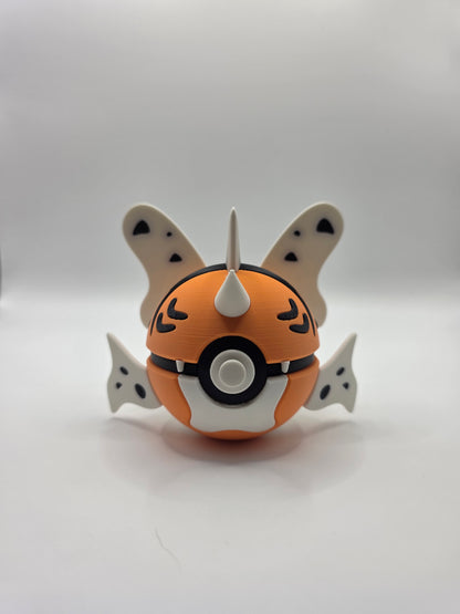 Character Design - 3D Printed Character Ball - Seaking - Unique Display Collectible.