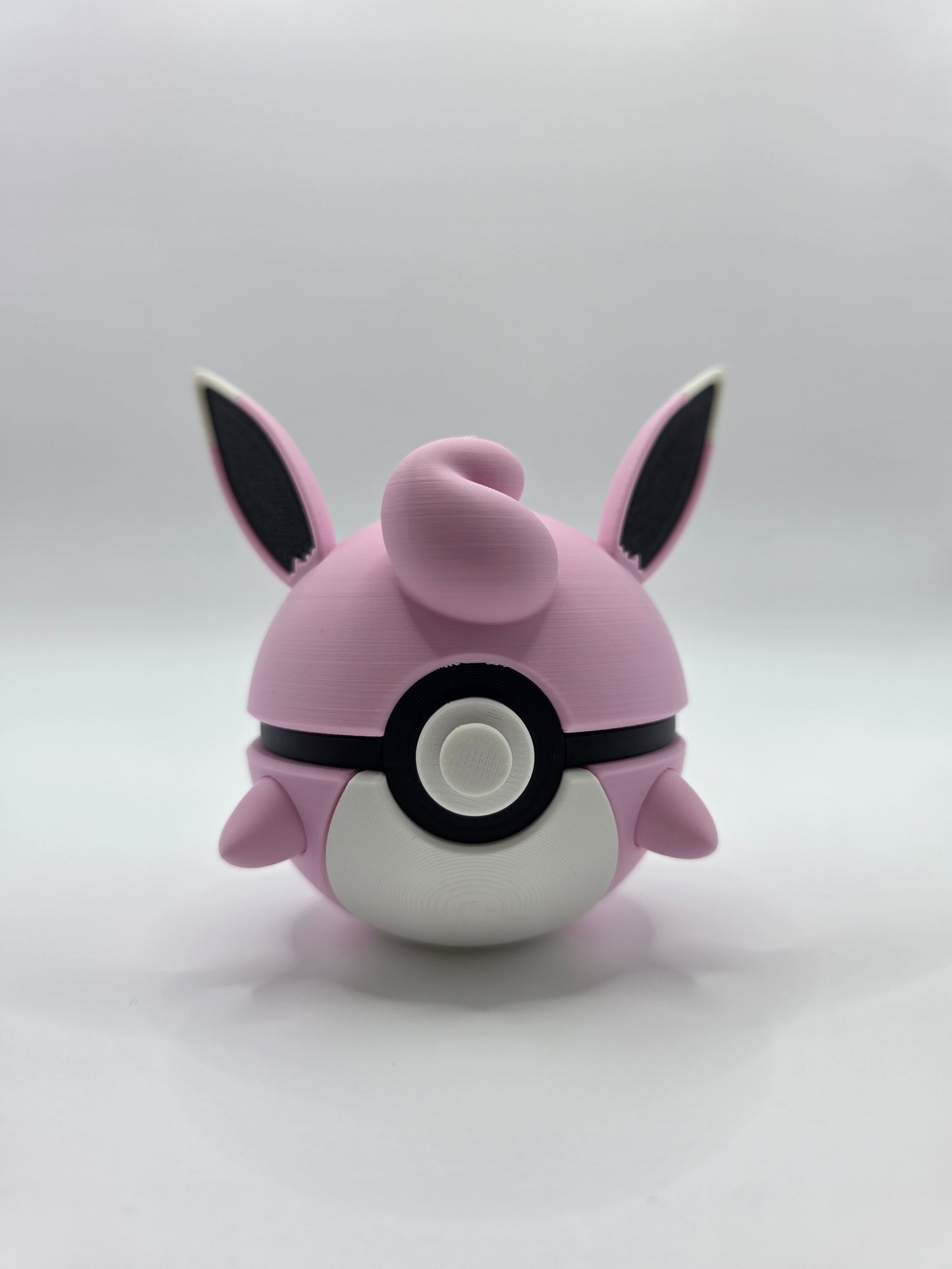 Character Design - 3D Printed Character Ball - Wigglytuff - Unique Display Collectible.