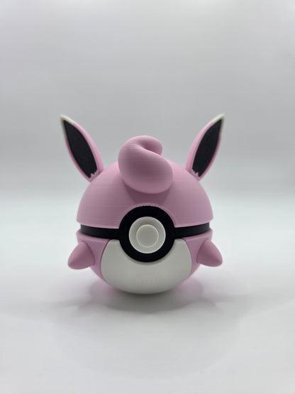 Character Design - 3D Printed Character Ball - Wigglytuff - Unique Display Collectible.