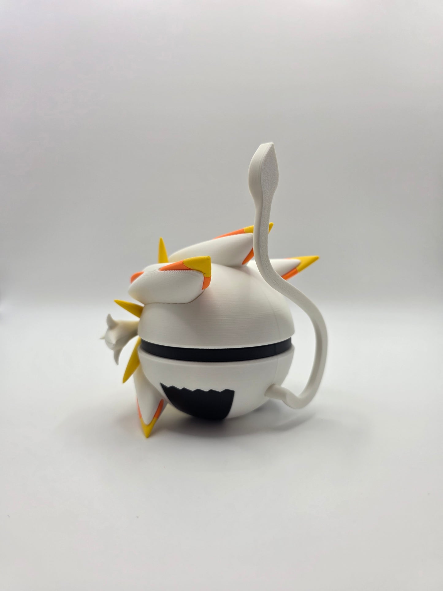 Character Design - 3D Printed Character Ball - Solgaleo - Unique Display Collectible.