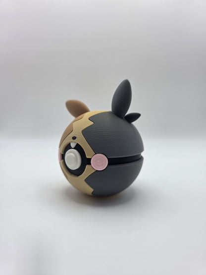 Character Design - 3D Printed Character Ball - Morpeko - Unique Display Collectible.