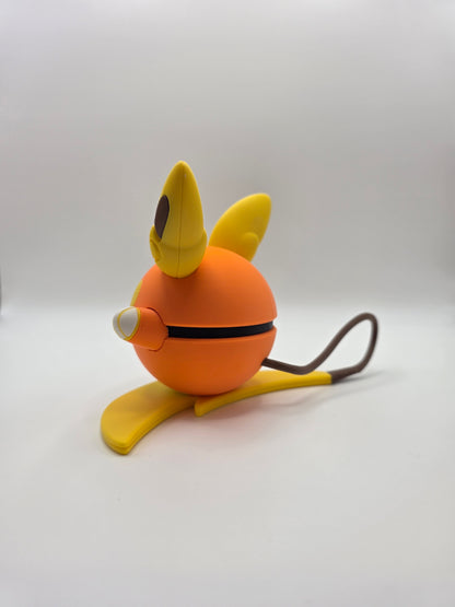 Character Design - 3D Printed Character Ball - Alolan Raichu - Unique Display Collectible.