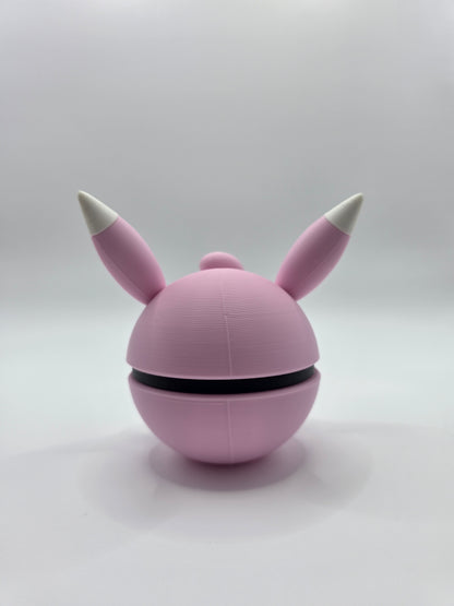 Character Design - 3D Printed Character Ball - Wigglytuff - Unique Display Collectible.