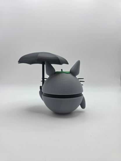 Character Design - 3D Printed Character Ball - Totoro - Unique Display Collectible.