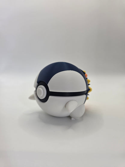 Character Design - 3D Printed Character Ball - Cyndaquil - Unique Display Collectible.