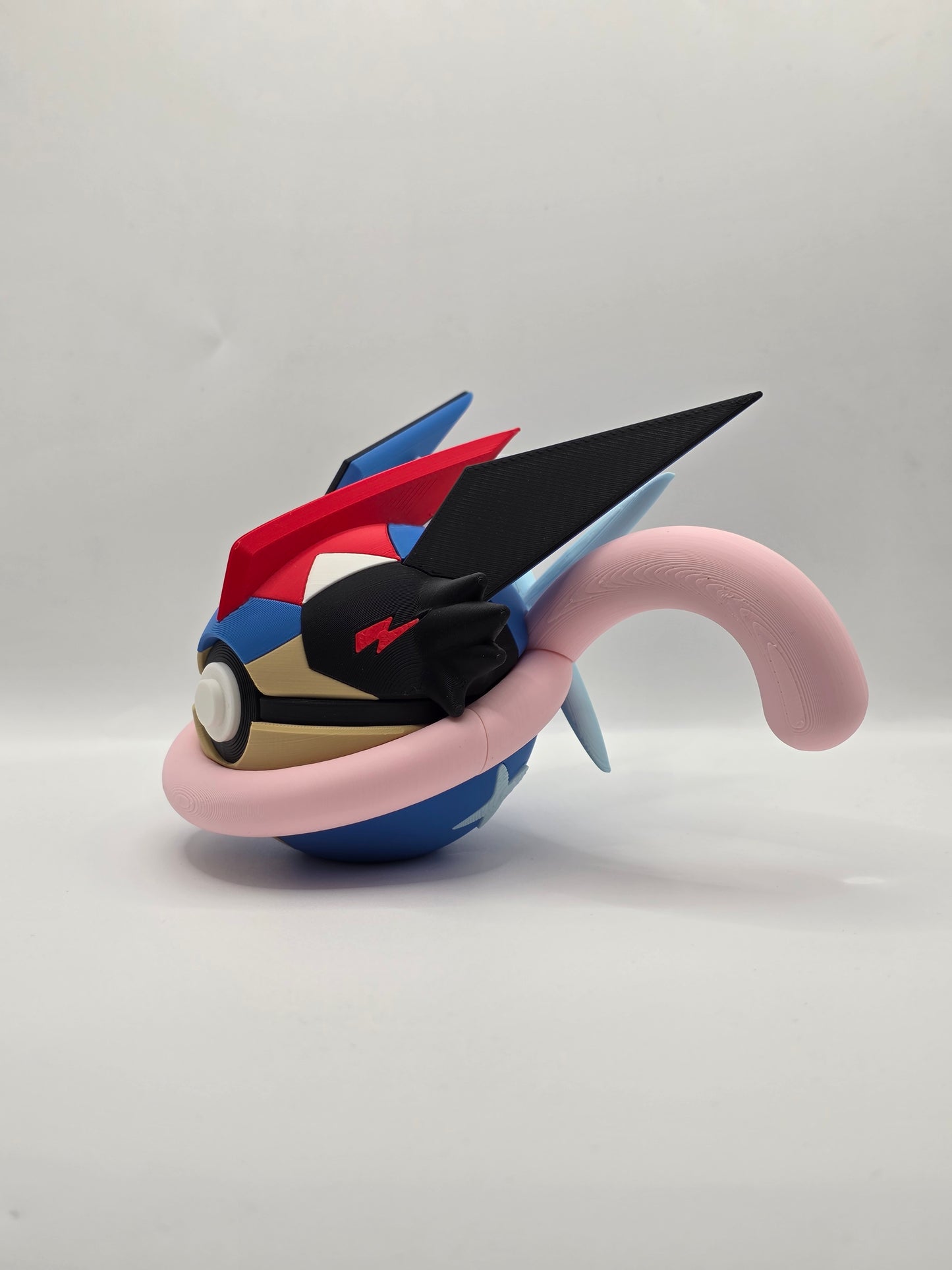 Character Design - 3D Printed Character Ball - Greninja - Unique Display Collectible.