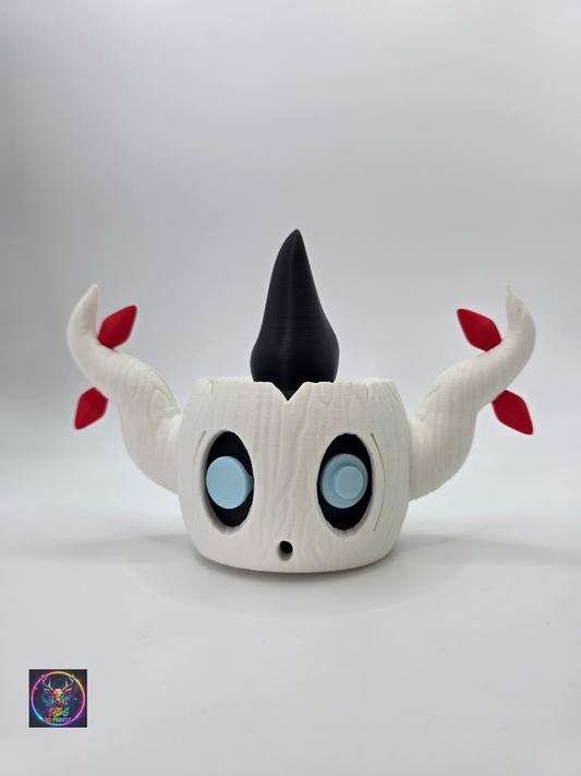 Character Design - 3D Printed Character Ball - Phantump - Unique Display Collectible.