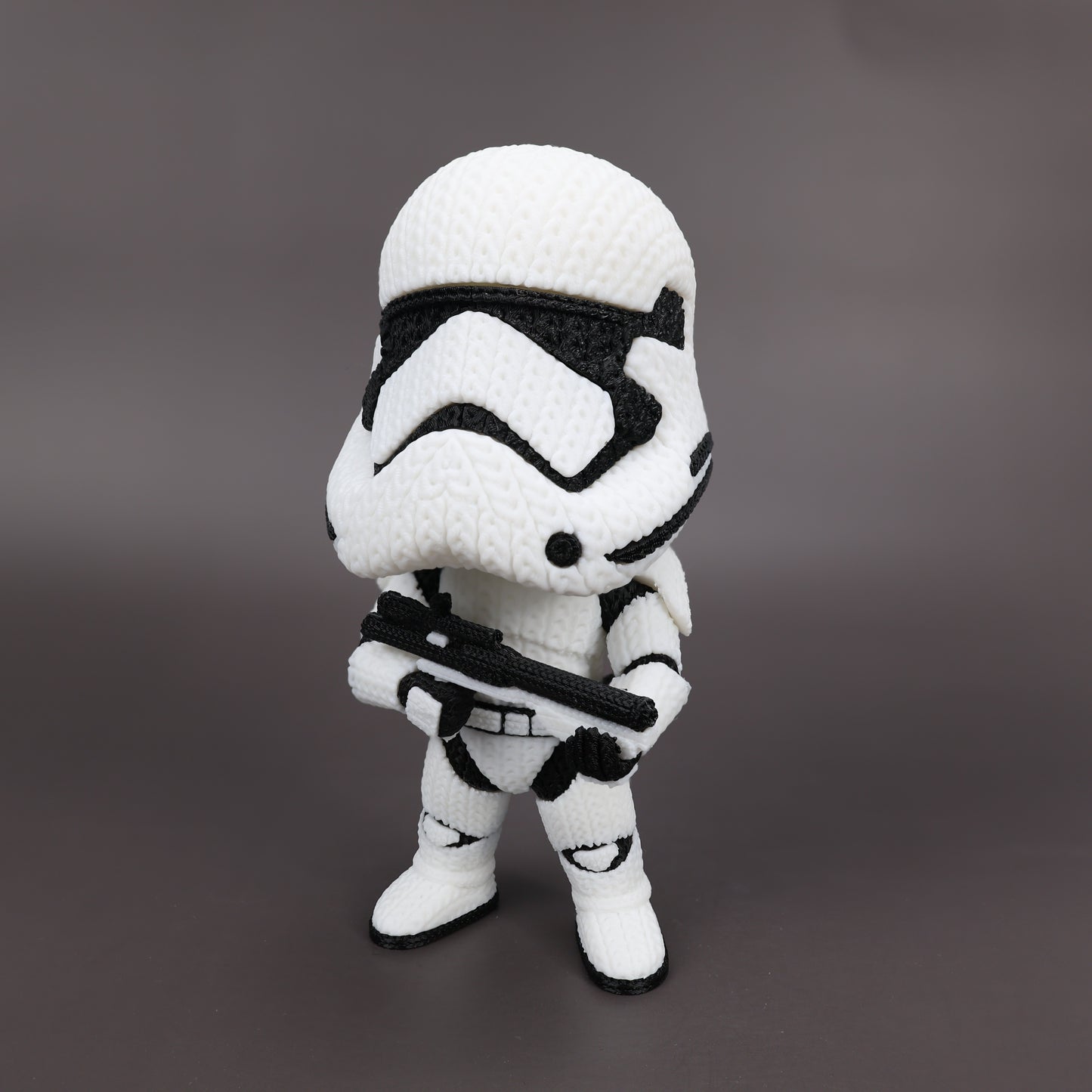 Knitted Design - 3D StarWars Inspired Character Figures - Unique Display Collectible