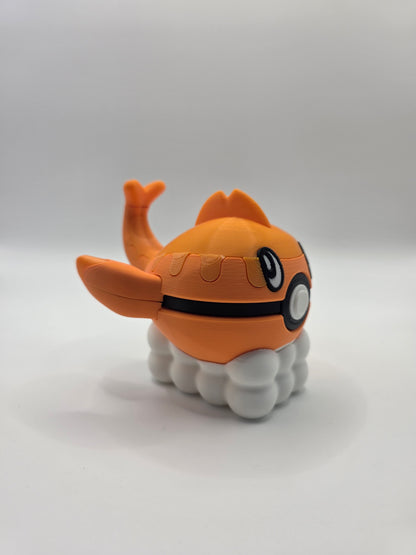 Character Design - 3D Printed Character Ball - Tatsugiri - Unique Display Collectible.