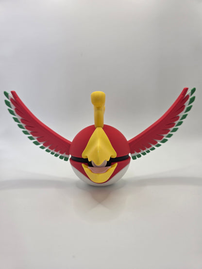 Character Design - 3D Printed Character Ball - Ho-oh - Unique Display Collectible.