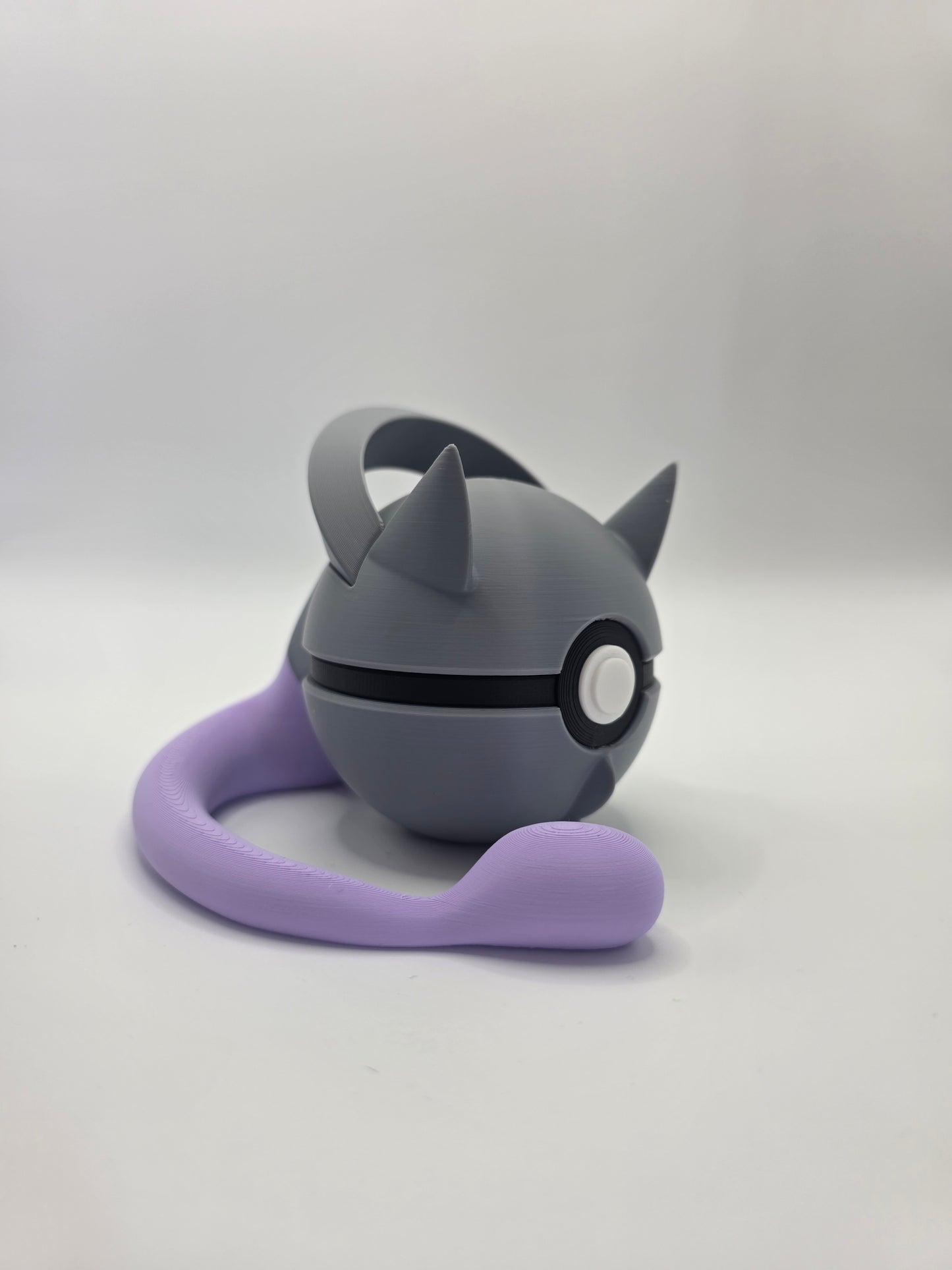 Character Design - 3D Printed Character Ball - Mega Mewtwo Y - Unique Display Collectible.