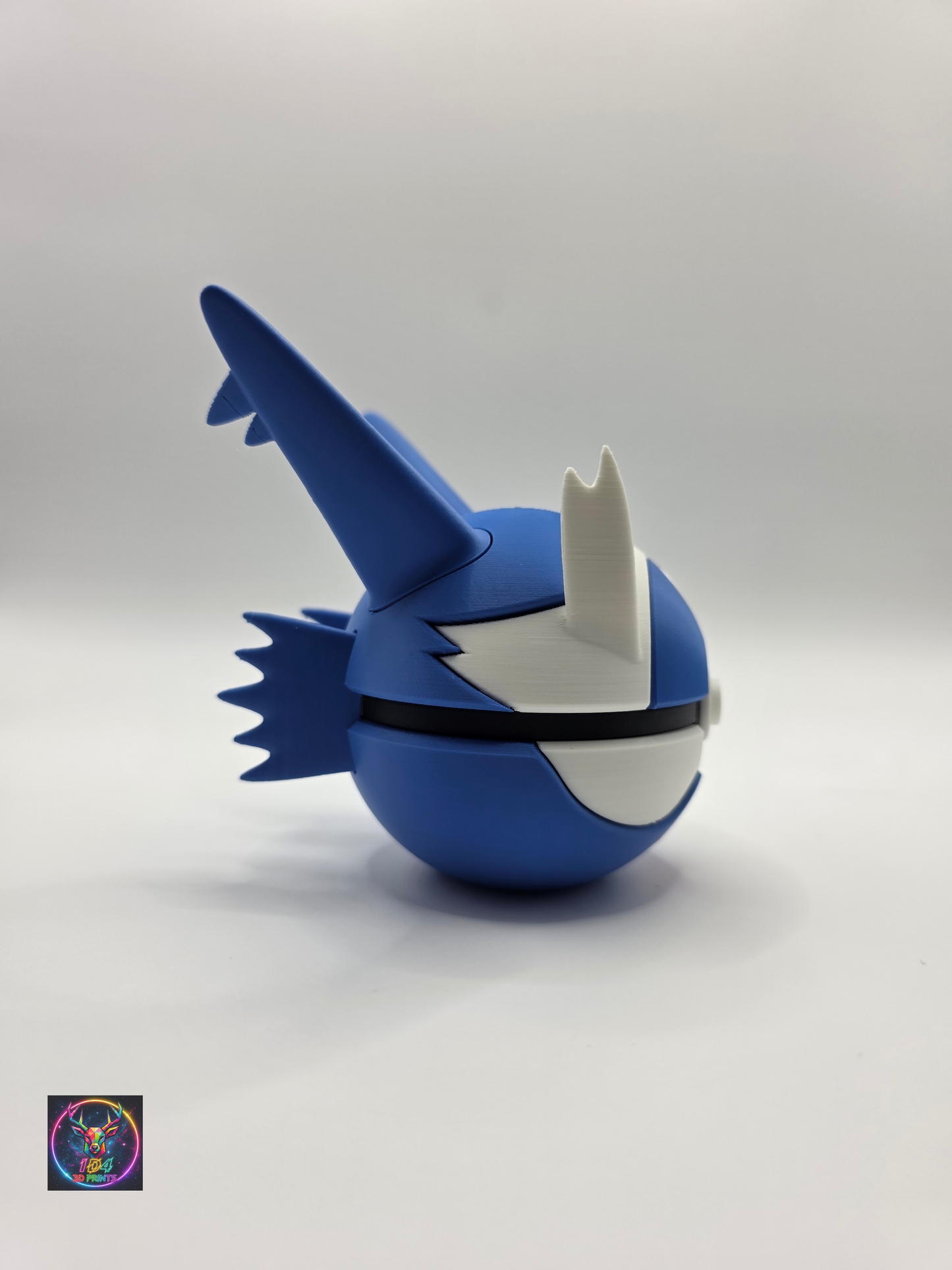 Character Design - 3D Printed Character Ball - Latios - Unique Display Collectible.